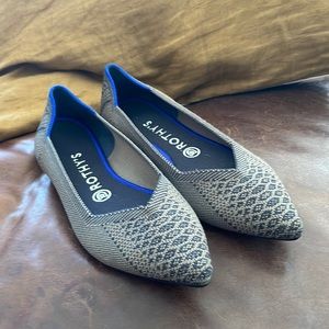 ROTHYS The Point Flats Shoes Size 8.5 W Pre-Owned